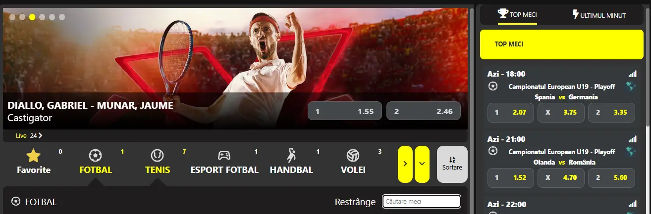Pariuri sportive Magnumbet Casino