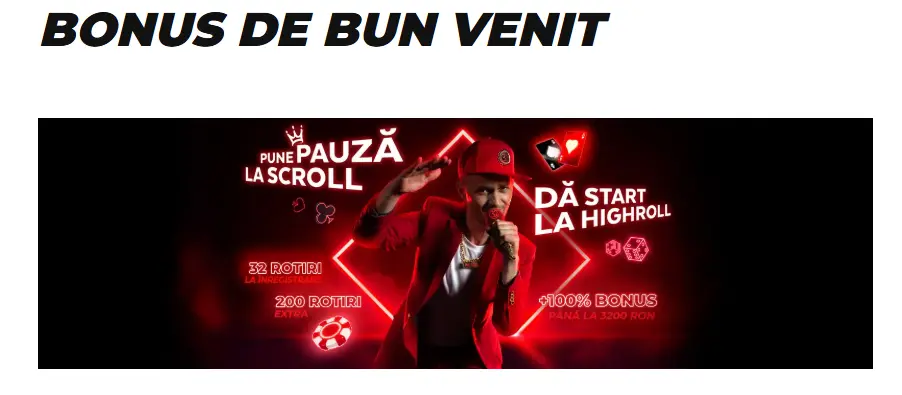 32 Rosu Casino Bonus de Bun Venit