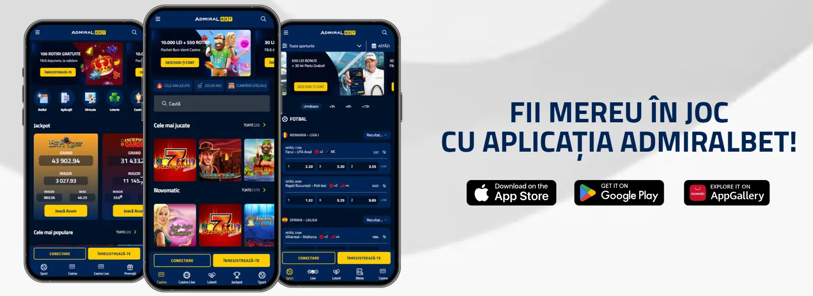 AdmiralBet Rotiri Gratuite Aplicatie